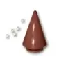 Cabrellon 15200 Polycarbonate Half Round Christmas Tree Chocolate Mold - 10 mm - 10 x 6 cavity Holidays Molds