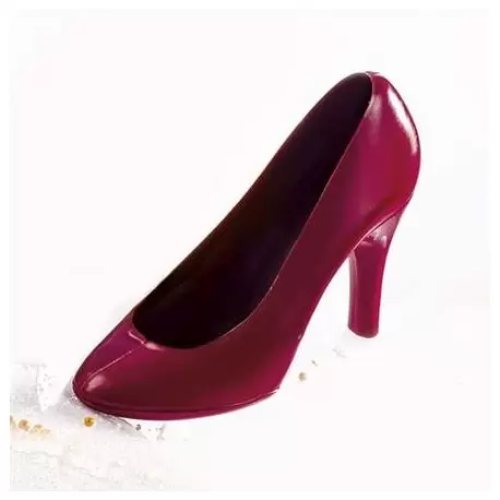 Polycarbonate Shoe Chocolate Mold - 160 x 70 x 120 mm - 120 gr