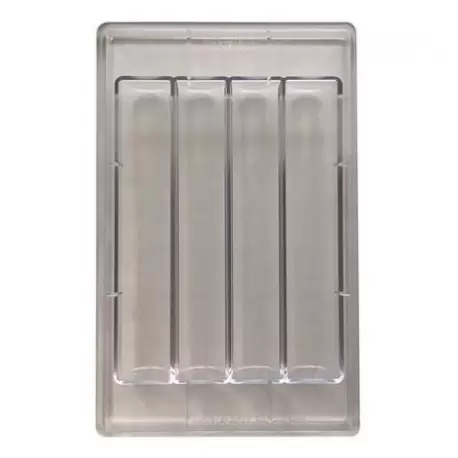 Martellato MA6102 Polycarbonate Chocolate Log CURVY Mold - 198 x 35 x23 mm - 4 Cavity -150 gr Bars & Napolitains Molds Martellato MA6102 Polycarbonate Chocolate Log CURVY Mold - 198 x 35 x23 mm - 4 Cavity -150 gr Bars & Napolitains Molds
