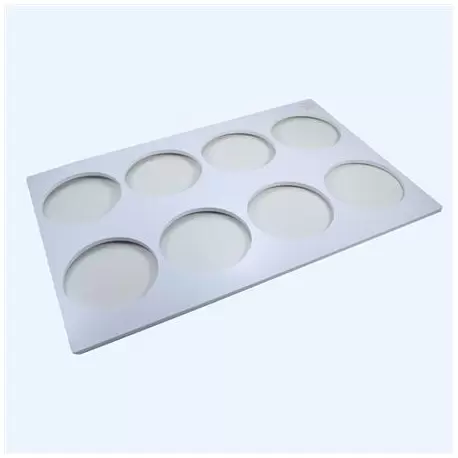 Martellato 50DF138 Plastic Template Frame for Genoise Discs and Entremets Inserts Making - Ø135 x 8 mm - Makes 8 discs Genois... Martellato 50DF138 Plastic Template Frame for Genoise Discs and Entremets Inserts Making - Ø135 x 8 mm - Makes 8 discs Genois...