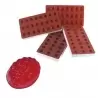Martellato SG 07 Martellato Jellies Pineapple Jelly Silicone Mold - 33 x 23 x18mm - 24 Cavity Silicone Candy Molds