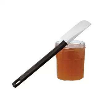 Matfer Bourgeat Elveo High Temperature Rubber Spatula for Jars - 10''