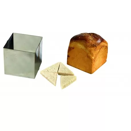 Square Stainless Steel Surprise Bread Frame 12 x 12 cm - Mallard Ferriere