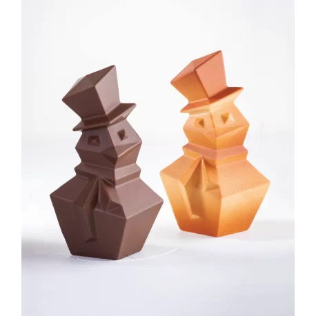 Pavoni KT202 Pavoni Thermoformed Mold - SNOWMAN - Christmas Mold - 125x121x200 - 200g Holidays Molds Pavoni KT202 Pavoni Thermoformed Mold - SNOWMAN - Christmas Mold - 125x121x200 - 200g Holidays Molds
