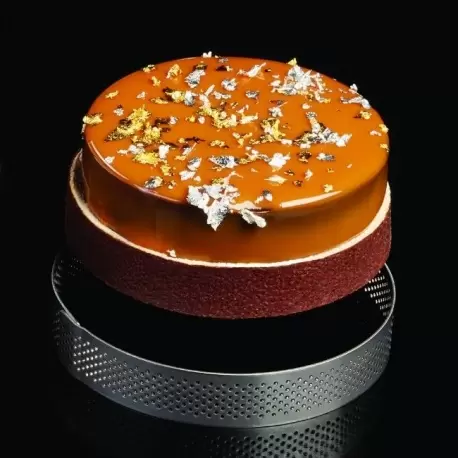 Pavoni XF4020 Microperforated Stainless Steel Round Tart Rings Height: 2cm Diam: 4cm Finger & Individual Tart Rings Pavoni XF4020 Microperforated Stainless Steel Round Tart Rings Height: 2cm Diam: 4cm Finger & Individual Tart Rings