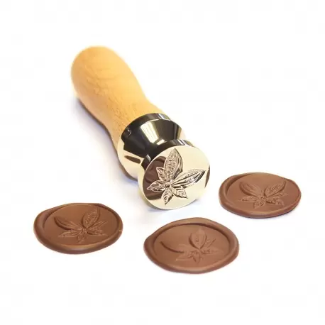 Chocolate World STAMP003 Cocoa Bean Stamp for Chocolate Chocolate Stamps Chocolate World STAMP003 Cocoa Bean Stamp for Chocolate Chocolate Stamps