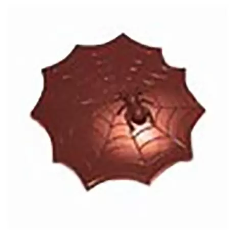 Cabrellon 14763 Polycarbonate Halloween Spider in Spiderweb Chocolate Mold - 102.8x107x11mm - 50gr - 2x1 cavity Themed Molds Cabrellon 14763 Polycarbonate Halloween Spider in Spiderweb Chocolate Mold - 102.8x107x11mm - 50gr - 2x1 cavity Themed Molds