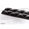 Polycarbonate Convex Triangles Tablet Bar Chocolate Mold - 124 x55 x 8 mm - 51gr - 2x2 Cavity - 275x135x24mm