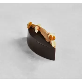 Polycarbonate Praline Calisson by Martin Diez Chocolate Mold - 42.5 x 17 x 15 mm - 7.6gr - 3x8 Cavity - 275x135x24mm