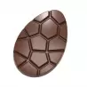 Chocolate World CW12028 Polycarbonate Break Apart Easter Egg Tablet Chocolate Mold - 140 x 9 x 10 mm - 100 gr - 1x2 Cavity - ...