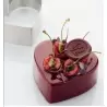 Martellato 42H5X12 Stainless Steel Cake Ring - Heart Shape 12 x 5cm - 315ml - 50mm H Individual Cake Rings