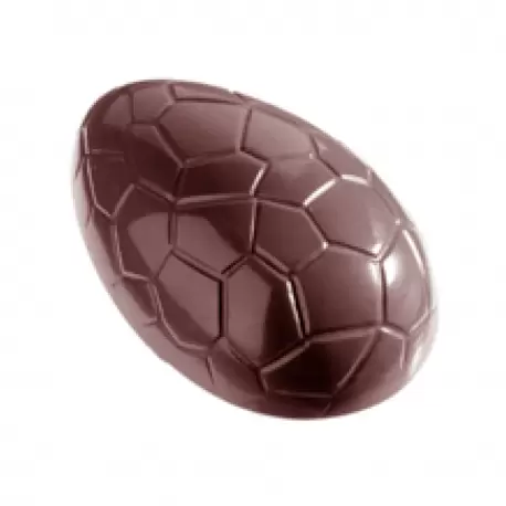 Polycarbonate Chocolate Egg Shaped Mold - Kroko - 88 x 57 x 28 mm -100 gr - Double Mold - 2 x 3 Cavity Polycarbonate Chocolate Egg Shaped Mold - Kroko - 88 x 57 x 28 mm -100 gr - Double Mold - 2 x 3 Cavity