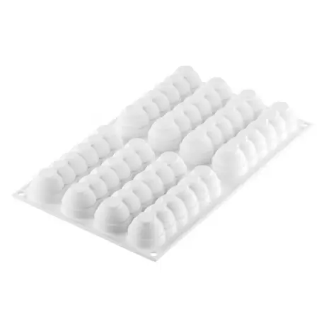 Silikomart Truffle Eclair 75 by Carmine di Donna - 30 x 130 x 27 mm - 600 mL - 8 Cavity Silikomart Truffle Eclair 75 by Carmine di Donna - 30 x 130 x 27 mm - 600 mL - 8 Cavity