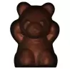 Cabrellon 14586 Polycarbonate Chocolate Panda Bear Mold - 100 x 79.5 mm - 2+2 - 275 x 175 mm Easter Molds
