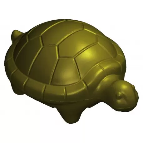 Polycarbonate Chocolate Large Tortoise Mold - 115 x 80 mm - 2 x 2 cavity - 275 x 175 mm - Cabrellon