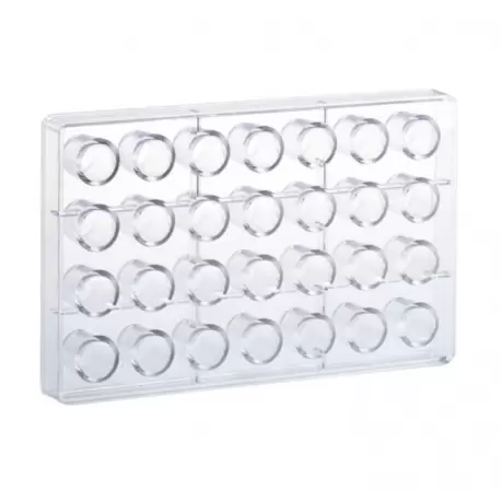 Martellato MA1045 Polycarbonate Chocolate Praline Mold - THIMBLE - 23 x 28.5mm - 11.5gr - 28 cavity Modern Shaped Molds Martellato MA1045 Polycarbonate Chocolate Praline Mold - THIMBLE - 23 x 28.5mm - 11.5gr - 28 cavity Modern Shaped Molds