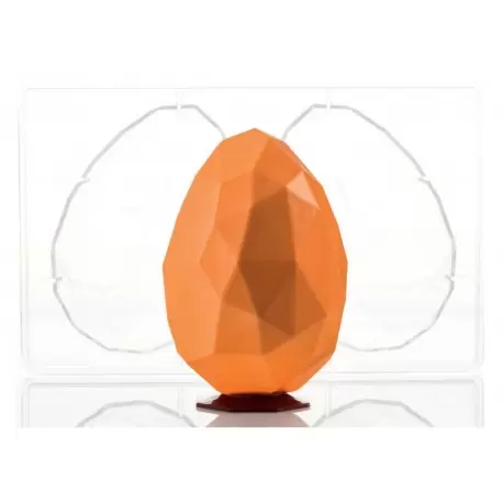 Martellato 20U502 Polycarbonate Chocolate Easter Egg Mold - DIAMOND - 99 x 150 mm - 210gr - 2 cavities for 1 whole egg Easter... Martellato 20U502 Polycarbonate Chocolate Easter Egg Mold - DIAMOND - 99 x 150 mm - 210gr - 2 cavities for 1 whole egg Easter...