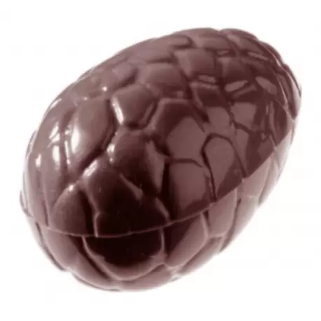 Polycarbonate Chocolate Egg Shaped Mold - Kroko - 29 x 21 x 10 mm - 4 gr - Double Mold - 6 x 7 Cavity Polycarbonate Chocolate Egg Shaped Mold - Kroko - 29 x 21 x 10 mm - 4 gr - Double Mold - 6 x 7 Cavity