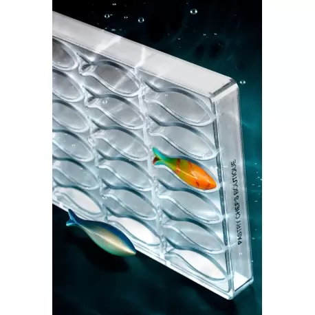Pastry Chef's Boutique PCB-26001 Polycarbonate Chocolate Tropical Fish Mold - 63.4 x 27 x 24 mm - 6 x 4 cavity - 11gr - 275 x... Pastry Chef's Boutique PCB-26001 Polycarbonate Chocolate Tropical Fish Mold - 63.4 x 27 x 24 mm - 6 x 4 cavity - 11gr - 275 x...