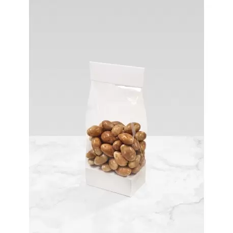 Pastry Chef's Boutique ES-BAG250H3MWT Deluxe confectionery Display Bags with High Base - 80 x 50 x 250 mm - Matte White - 120... Pastry Chef's Boutique ES-BAG250H3MWT Deluxe confectionery Display Bags with High Base - 80 x 50 x 250 mm - Matte White - 120...