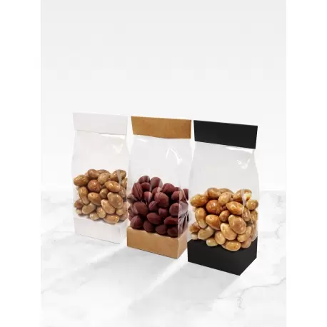 Pastry Chef's Boutique ES-BAG250H3MWT Deluxe confectionery Display Bags with High Base - 80 x 50 x 250 mm - Matte White - 120... Pastry Chef's Boutique ES-BAG250H3MWT Deluxe confectionery Display Bags with High Base - 80 x 50 x 250 mm - Matte White - 120...