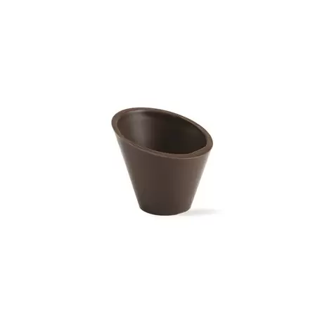 Pastry Chef's Boutique PCB11210 Belgian Chocolate Cups - Pisa Cups Ø49mm - 168 Pcs Chocolate Cups and Truffle shells Pastry Chef's Boutique PCB11210 Belgian Chocolate Cups - Pisa Cups Ø49mm - 168 Pcs Chocolate Cups and Truffle shells