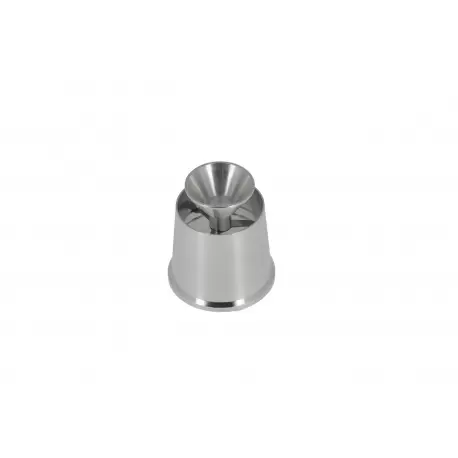 Pastry Chef's Boutique 03006 High Smooth Aluminum Sultane Pastry Tip - Specialty Pastry Tips