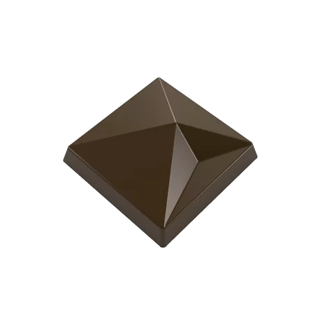 Pastry Chef's Boutique PCB99 Polycarbonate Square Shaped Geometric Pyramid Indent Chocolate Mold - 32x32x11mm - 7gr - 3x7 Cav... Pastry Chef's Boutique PCB99 Polycarbonate Square Shaped Geometric Pyramid Indent Chocolate Mold - 32x32x11mm - 7gr - 3x7 Cav...