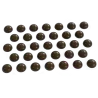 Pastry Chef's Boutique PCB119 Polycarbonate Tiny Chocolate Dots Chocolate Mold - 7x3mm - 502 Cavity - 275x135x24mm Sphere & D...