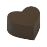 Pastry Chef's Boutique PCB253 Polycarbonate Textured Chocolate Heart Praline Chocolate Mold - 32x28x15mm - 10gr - 3x7 Cavity ...