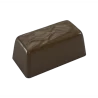 Pastry Chef's Boutique PCB738 Polycarbonate Wrinkled Rectangular Praline Chocolate Mold - 36x19x16mm - 10gr - 4x10 Cavity - 2...