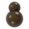Polycarbonate Round Christmas Snowman Chocolate Mold - 76x50x25mm - 50gr - 2x4 Cavity - 275x175x25mm - Pastry Chef's Boutique