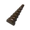Pastry Chef's Boutique PCB825 Polycarbonate Unicorn Horn / Twisted Spiral Seashell Chocolate Mold - 72x25x14mm - 9gr - 2x8 Ca...