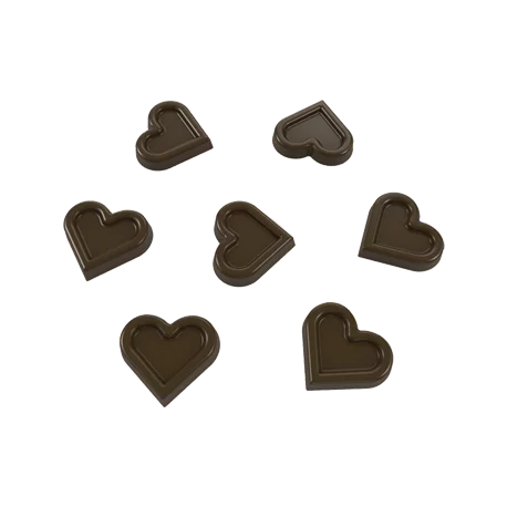 Pastry Chef's Boutique PCB163 Polycarbonate Tiny Chocolate Hearts Confetties Chocolate Mold - 8x7x2mm - 704 Cavity - 275x205x... Pastry Chef's Boutique PCB163 Polycarbonate Tiny Chocolate Hearts Confetties Chocolate Mold - 8x7x2mm - 704 Cavity - 275x205x...
