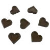 Pastry Chef's Boutique PCB163 Polycarbonate Tiny Chocolate Hearts Confetties Chocolate Mold - 8x7x2mm - 704 Cavity - 275x205x...