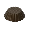 Pastry Chef's Boutique PCB790 Polycarbonate Traditional Wavy Edged Chocolate Cup Mold - 44x13mm - 16gr - 3x5 Cavity - 275x175...