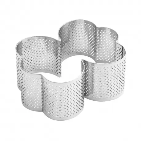 Pavoni XF55 Microperforated Stainless Steel Papillon Butterfly Viennoiserie Tart Ring by Johan Martin - 109 x 82 x 45 mm Brea... Pavoni XF55 Microperforated Stainless Steel Papillon Butterfly Viennoiserie Tart Ring by Johan Martin - 109 x 82 x 45 mm Brea...