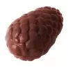 Polycarbonate Winter Pine Cone Chocolate Mold - 42 x 25 x 11 mm - 7gr - 3x8 Cavity - 275x135x24mm - Chocolate World