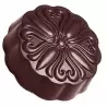 Chocolate World CW1542 Polycarbonate Festive Japanese Mooncake Chocolate Mold - 54 x 54 x 16 mm - 39gr - 2x4 Cavity - 275x135...