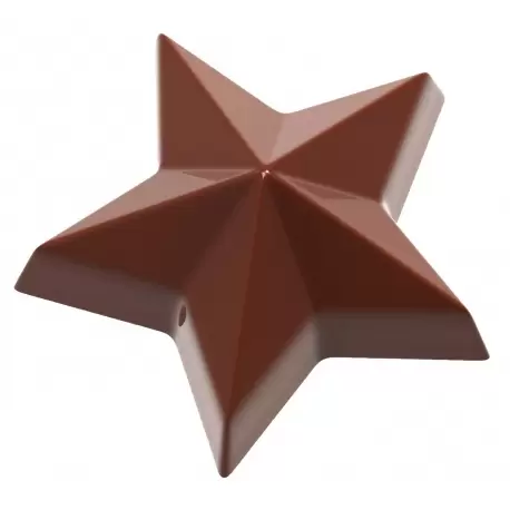 Chocolate World CW1862 Polycarbonate Vibrant Star Chocolate Mold - 42.5 x 44.5 x 17.5 mm - 10.5gr - 14x1 Cavity - 275x135x24m... Chocolate World CW1862 Polycarbonate Vibrant Star Chocolate Mold - 42.5 x 44.5 x 17.5 mm - 10.5gr - 14x1 Cavity - 275x135x24m...
