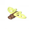 Cabrellon 18068 Polycarbonate Chocolate Bee Mold - 26mm x 12.5mm x 5mm H - 4 x 6 cavity Modern Shaped Molds