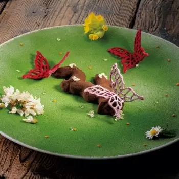 Pavoni Italia Large Mariposa Butterfly Decoration Silicone Mold - 60x58x2mm - 8 Cavity - 2 ml