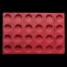 Pavoni FF08 Pavoni Italia Microperforated Round Shapes Silicone Mold for Bread and Viennoiseries Ø 65 x 20 mm ~ 57 ml- 600 mm...