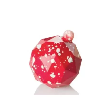 Professional Magnetic 3D Polycarbonate Geometric Christmas Ornament Chocolate 3D Two piece Mold Mold - 62 mm h x 72 mm - 6 cavit Professional Magnetic 3D Polycarbonate Geometric Christmas Ornament Chocolate 3D Two piece Mold Mold - 62 mm h x 72 mm - 6 cavit