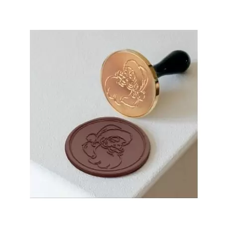 Martellato 20FH38L Martellato Santa Claus Christmas Chocolate Decoration Stamp Tool by Frank Haasnoot - 6cm Chocolate Stamps Martellato 20FH38L Martellato Santa Claus Christmas Chocolate Decoration Stamp Tool by Frank Haasnoot - 6cm Chocolate Stamps