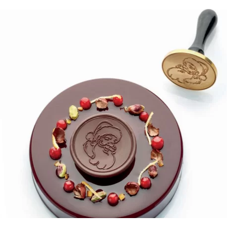 Martellato 20FH38L Martellato Santa Claus Christmas Chocolate Decoration Stamp Tool by Frank Haasnoot - 6cm Chocolate Stamps Martellato 20FH38L Martellato Santa Claus Christmas Chocolate Decoration Stamp Tool by Frank Haasnoot - 6cm Chocolate Stamps