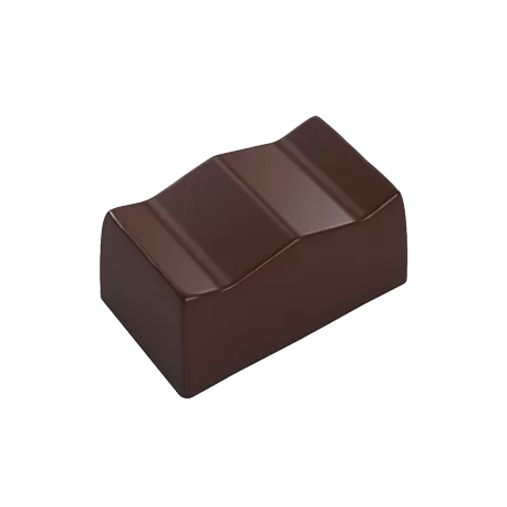 Pastry Chef's Boutique PCB274 Polycarbonate Accordion Folded Rectangular Praline Chocolate Mold - 33x20x16mm - 10gr - 4x8 Cav... Pastry Chef's Boutique PCB274 Polycarbonate Accordion Folded Rectangular Praline Chocolate Mold - 33x20x16mm - 10gr - 4x8 Cav...
