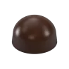 Pastry Chef's Boutique PCB753 Polycarbonate Dome Half Sphere Chocolate Mold - 31x18mm - 11gr - 4x7 Cavity - 275x175x25mm Sphe...
