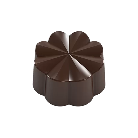 Pastry Chef's Boutique PCB464 Polycarbonate Geometric Clover Flower Praline Chocolate Mold - 30x14mm - 10gr - 4x7 Cavity - 27... Pastry Chef's Boutique PCB464 Polycarbonate Geometric Clover Flower Praline Chocolate Mold - 30x14mm - 10gr - 4x7 Cavity - 27...