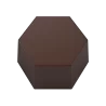 Pastry Chef's Boutique PCB752 Polycarbonate Geometric Hexagon Shaped Chocolate Praline Mold - 30x26x16 mm - 28 Cavity - 10gr ...